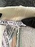 Zara Metallic Ivory Casual Pants Size S - photo 7