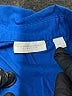New York & Company Blue 3/4 Sleeve Button-Down Shirt Size L - photo 7