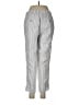 Athleta 100% Linen Stripes Gray Linen Pants Size 6 - photo 2
