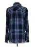Rails 100% Rayon Plaid Blue Long Sleeve Button-Down Shirt Size L - photo 2