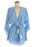 Pink Lily Paisley Blue Romper Size S - photo 1