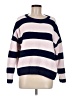 Hazel Moon 100% Polyester Stripes Pink Pullover Sweater Size M - photo 1