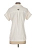 Columbia 100% Polyester Ivory Short Sleeve Blouse Size XS - photo 2
