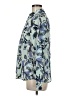 The Limited Floral Blue Long Sleeve Blouse Size M - photo 5