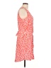 Gap 100% Polyester Print Orange Casual Dress Size L - photo 4