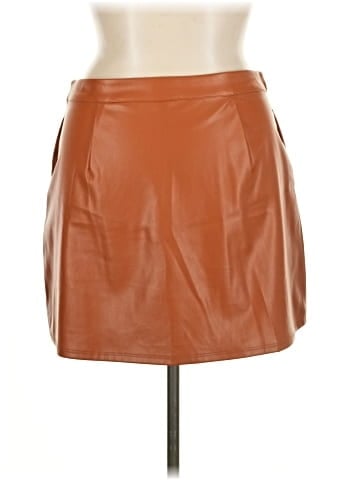 A New Day Faux Leather Skirt (view 2)