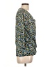 Covington 100% Polyester Teal 3/4 Sleeve Blouse Size L - photo 4