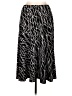 JM Collection Graphic Black Casual Skirt Size L (petite) - photo 1