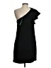 Greylin Solid Black Cocktail Dress Size S - photo 2