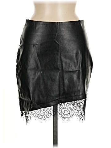 Shein Faux Leather Skirt (view 1)