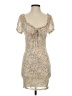 Blāshe Floral Tan Cocktail Dress Size S - photo 1