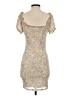Blāshe Floral Tan Cocktail Dress Size S - photo 2