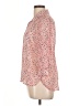 Attention 100% Polyester Polka Dots Pink 3/4 Sleeve Blouse Size L - photo 5