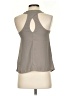 Banana Republic 100% Polyester Gray Sleeveless Blouse Size XXS - photo 2