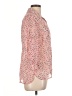 Attention 100% Polyester Polka Dots Pink 3/4 Sleeve Blouse Size L - photo 4