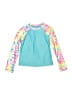 Wonder Nation Teal Rash Guard Size 7 - 8 - photo 1