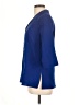Kathy Che Blue 3/4 Sleeve Blouse Size 12 - photo 5