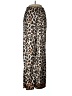 Shein Animal Print Gold Casual Pants Size 6 - photo 1