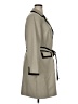 Le Suit 100% Polyester Gray Trenchcoat Size 14 - photo 4