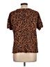 Mazik Animal Print Brown Short Sleeve Top Size L - photo 2