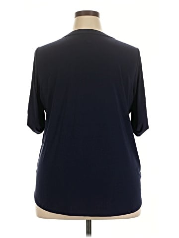 Anne Klein Short Sleeve Henley (view 2)