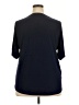 Anne Klein Blue Short Sleeve Henley Size 2X - photo 2