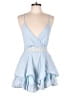 Simplee 100% Cotton Blue Romper Size L - photo 1