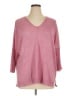 Eileen Fisher 100% Linen Pink Pullover Sweater Size 1X - photo 1