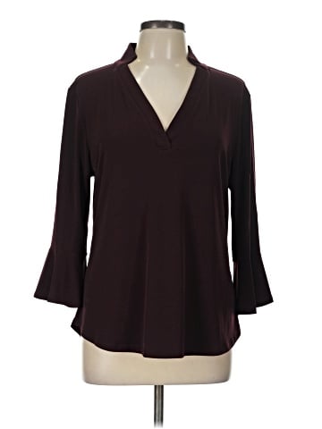 7th Avenue Design Studio New York & Company 3/4 Sleeve Blouse (view 1)