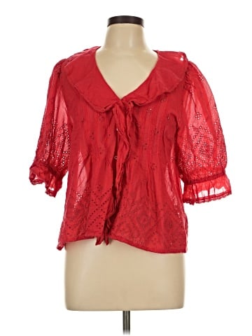 Madewell 3/4 Sleeve Blouse (view 1)