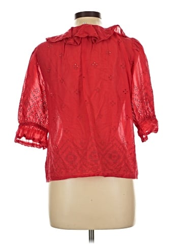 Madewell 3/4 Sleeve Blouse (view 2)