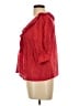 Madewell 100% Polyester Red 3/4 Sleeve Blouse Size L - photo 5