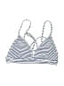 Unbranded Stripes Blue Swimsuit Top Size S - photo 1