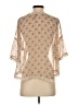 Free People 100% Polyester Ivory 3/4 Sleeve Blouse Size XS - photo 2