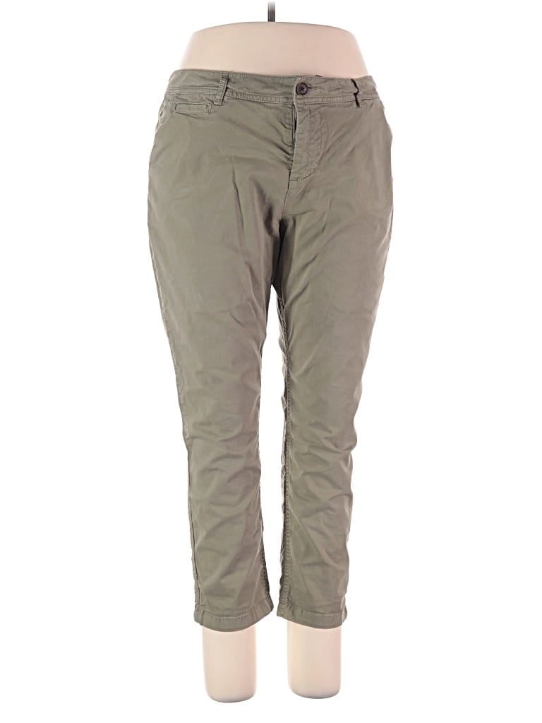 Pre-owned Fat Face Khaki Pant In Gray