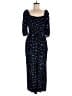 Whistles 100% Viscose Blue Black Jumpsuit Size M - photo 1
