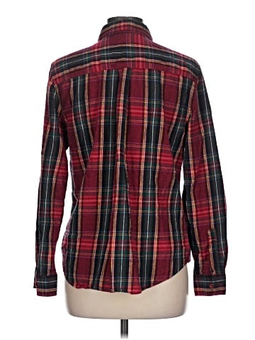 Time and Tru Long Sleeve Button-Down Shirt (view 2)