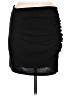 Shein Solid Black Casual Skirt Size 6 - photo 1