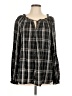 Max Studio Black Long Sleeve Blouse Size L - photo 1