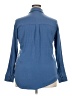 RICHER POORER Solid Blue Long Sleeve Button-Down Shirt Size M - photo 2