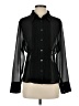 Sage the Label 100% Polyester Black Long Sleeve Blouse Size S - photo 1