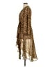 City Chic 100% Polyester Animal Print Brown Cocktail Dress Size 16 Plus (S) - photo 5