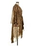 City Chic 100% Polyester Animal Print Brown Cocktail Dress Size 16 Plus (S) - photo 4