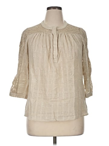 Coldwater Creek 3/4 Sleeve Blouse (view 1)