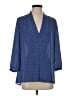 Laundry by Shelli Segal 100% Polyester Blue 3/4 Sleeve Blouse Size S - photo 1