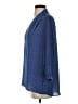 Laundry by Shelli Segal 100% Polyester Blue 3/4 Sleeve Blouse Size S - photo 5