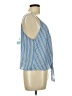 Lush 100% Polyester Blue Sleeveless Blouse Size L - photo 4