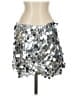 Unbranded 100% Polyester Metallic Silver Formal Skirt Size S - photo 1