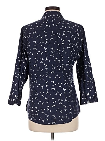 Foxcroft 3/4 Sleeve Button-Down Shirt (view 2)