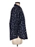 Foxcroft Animal Print Blue 3/4 Sleeve Button-Down Shirt Size M - photo 4